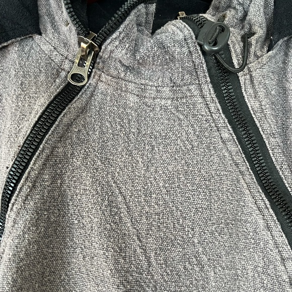 Old school super warm w fleece black interior jacket. M/L - Picture 4 of 4